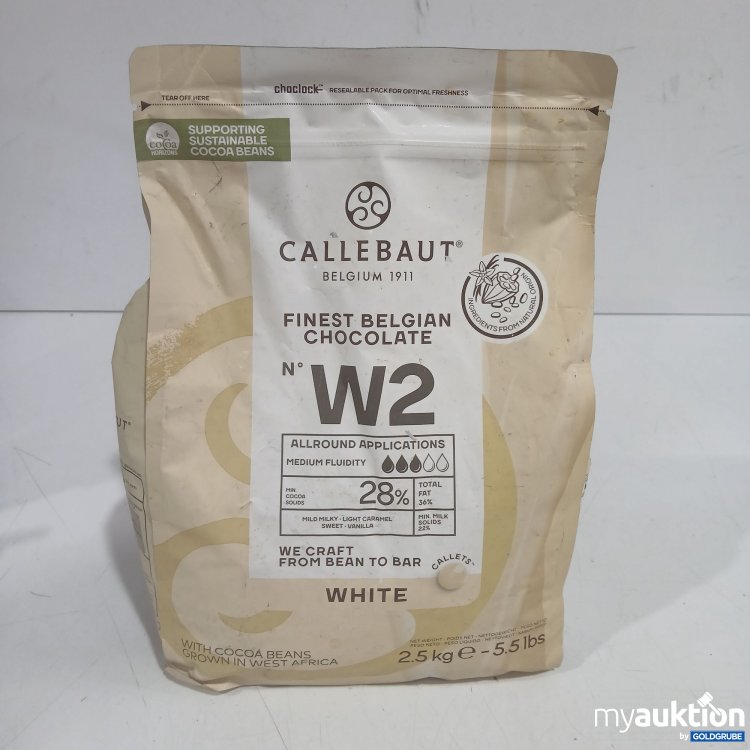 Artikel Nr. 996732 Artikel Nr. 996732: Calle Baut Finest Belgian chocolate white 2,5kg