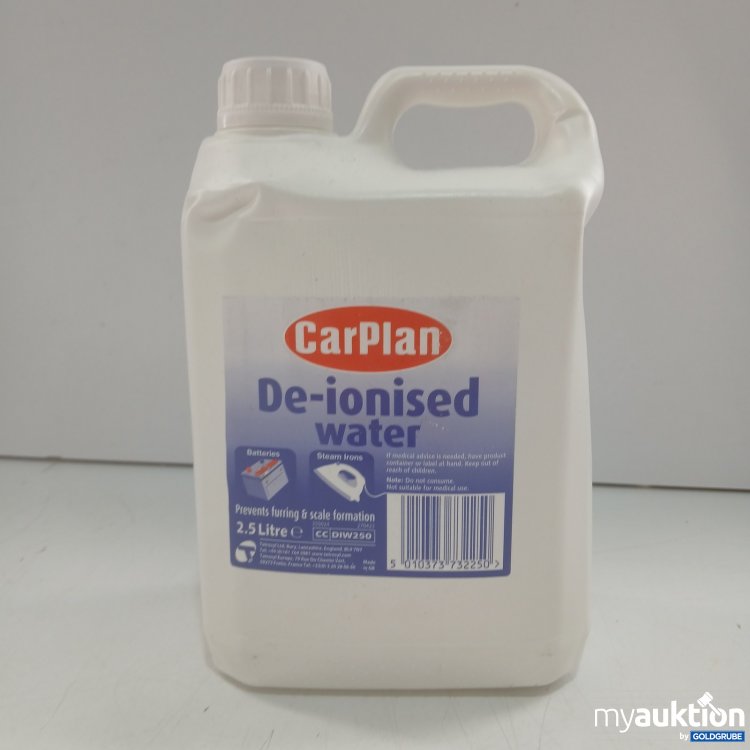 Artikel Nr. 460733 Artikel Nr. 460733: CarPlan De-ionised water 2.5 Litre