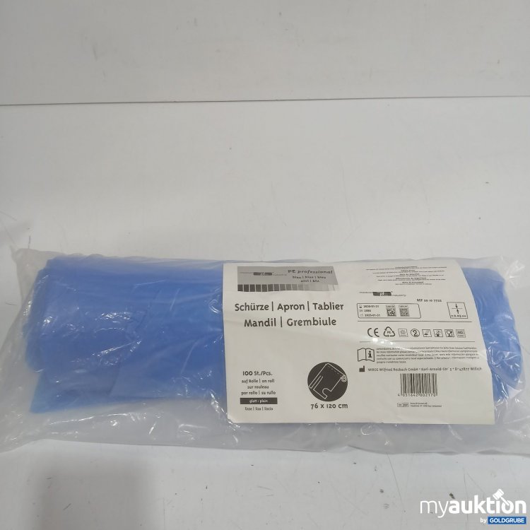 Artikel Nr. 464733: PE professional Schürze blau 76x120 cm 100 Stk.