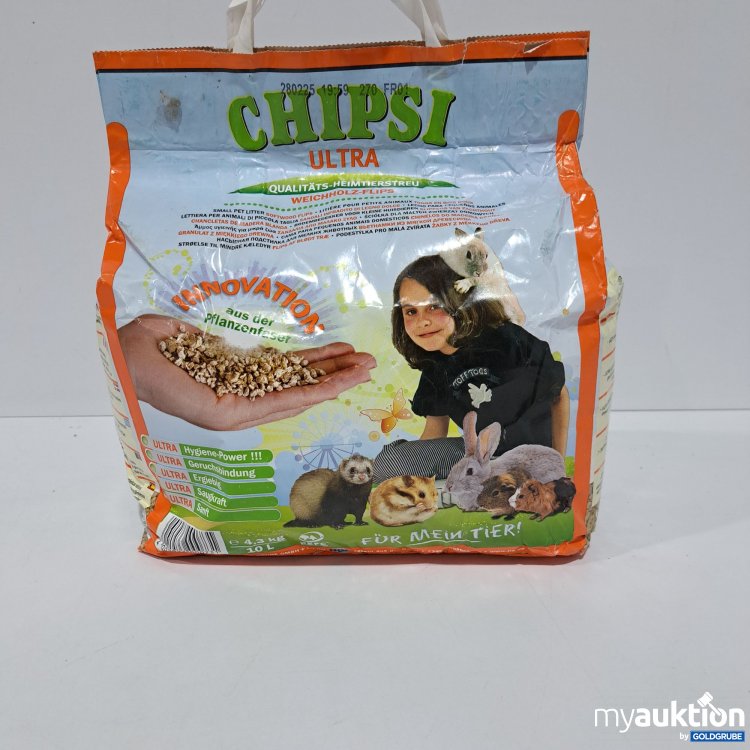 Artikel Nr. 808733: Chipsi Ultra Qualität  Heimtierstreu Weichholz Flips 10L/4.3kg