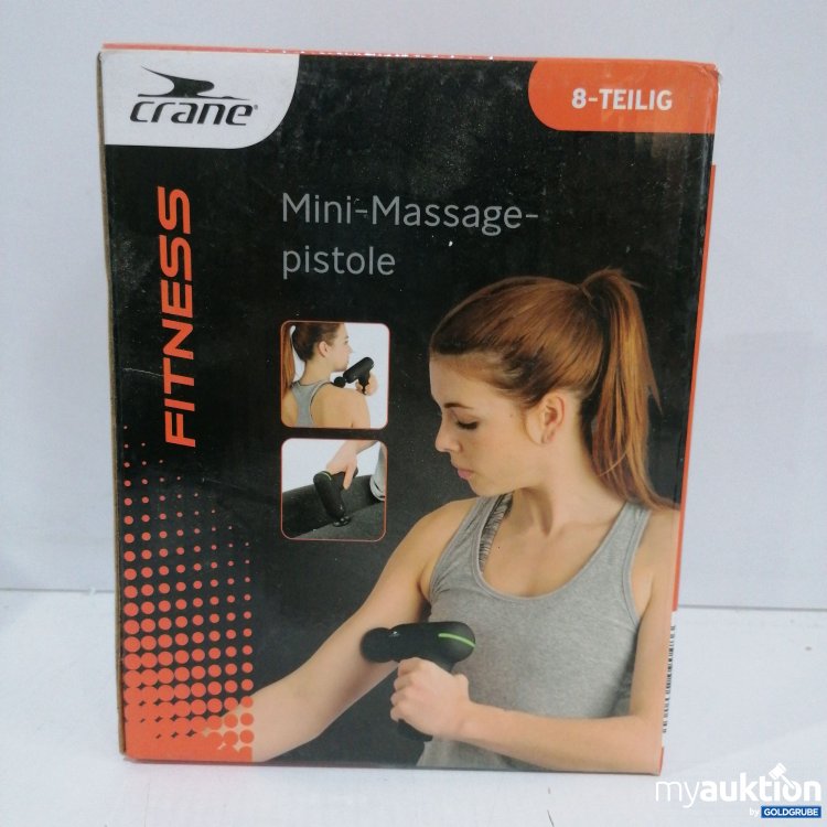 Artikel Nr. 847733: Crane Fitness Mini Massage Pistole 8 tlg