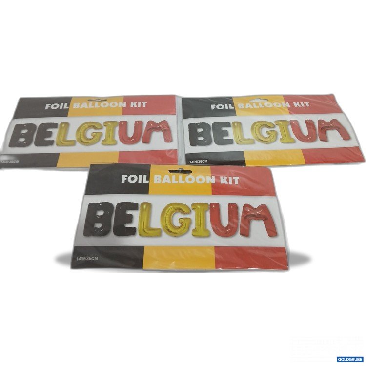 Artikel Nr. 922733: Foil Balloon Kit "Belgium" 36cm 