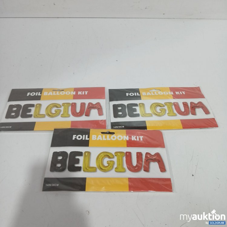 Artikel Nr. 922733: Foil Balloon Kit "Belgium" 36cm 