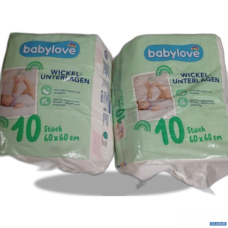Artikel Nr. 933733: babylove Wickelunterlagen 10 Stück 60x60 cm