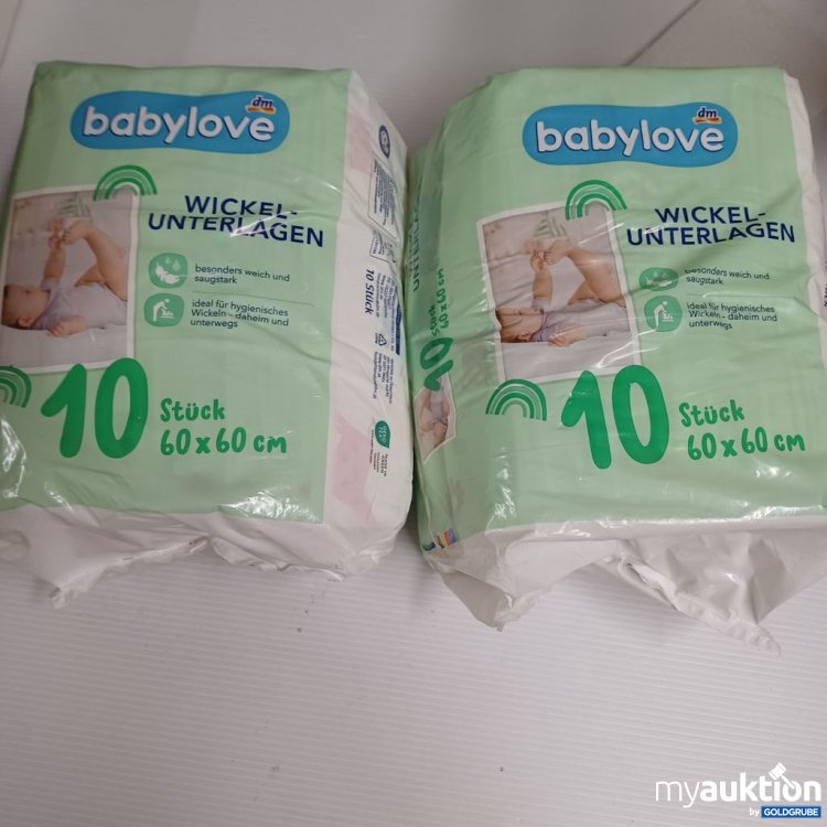 Artikel Nr. 933733: babylove Wickelunterlagen 10 Stück 60x60 cm
