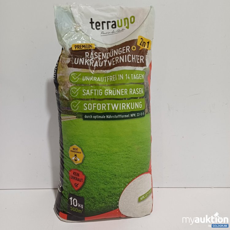 Artikel Nr. 960733: Terrauno Rasendünger + Unkrautvernichter 10kg 