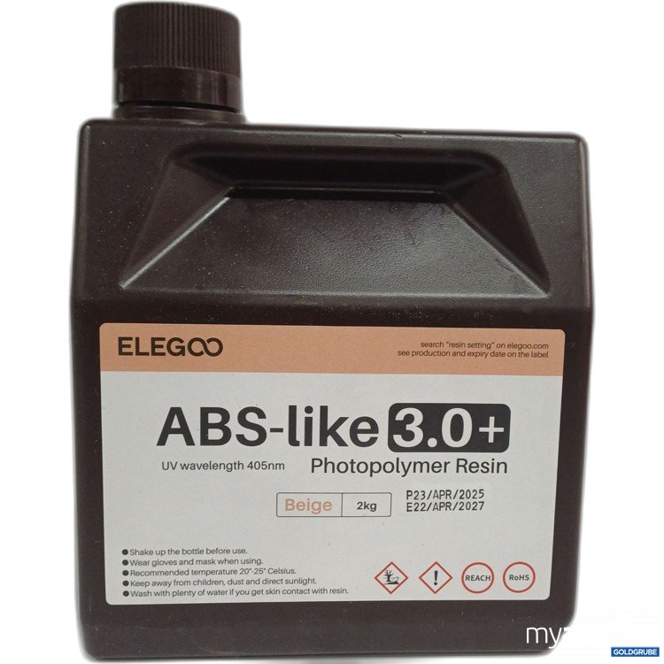 Artikel Nr. 962733: Elegoo ABS-like 3.0+ Photopolymer Resin beige 2kg 