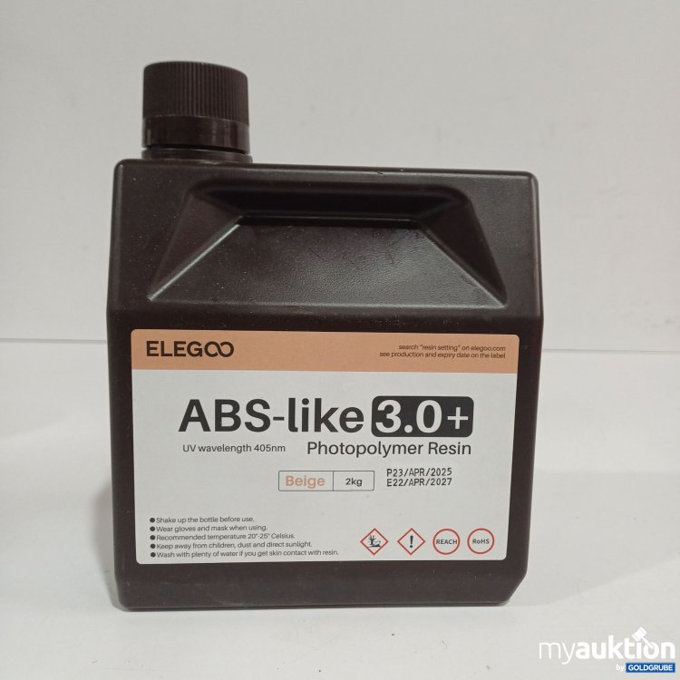 Artikel Nr. 962733: Elegoo ABS-like 3.0+ Photopolymer Resin beige 2kg 
