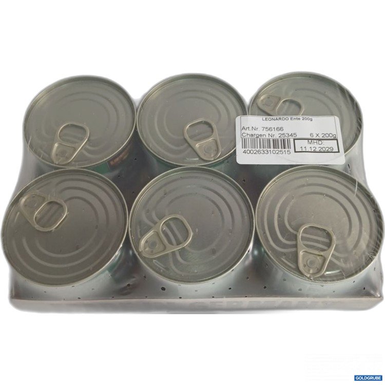 Artikel Nr. 973733: LEONARDO Katzenfutter  Ente 6x200g