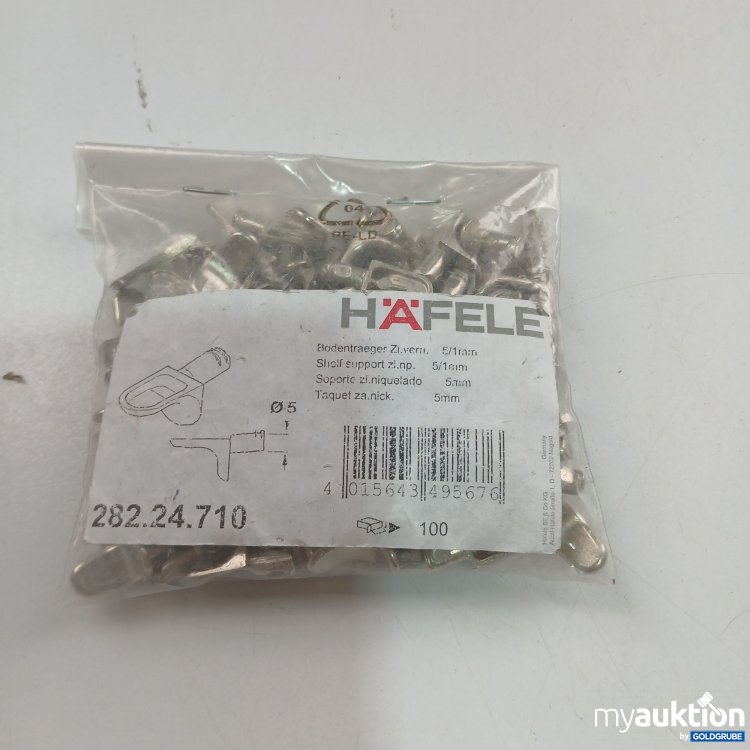 Artikel Nr. 438734 Artikel Nr. 438734: Häfele Bodenträger 5/1mm 100 Stück 28224710