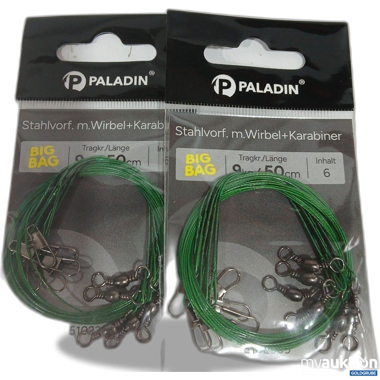 Artikel Nr. 441734: Paladin Stahlvorf. mit Wirbel+Karabiner 