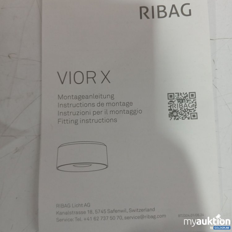 Artikel Nr. 525734 Artikel Nr. 525734: Ribag Vior X Deckenleuchte