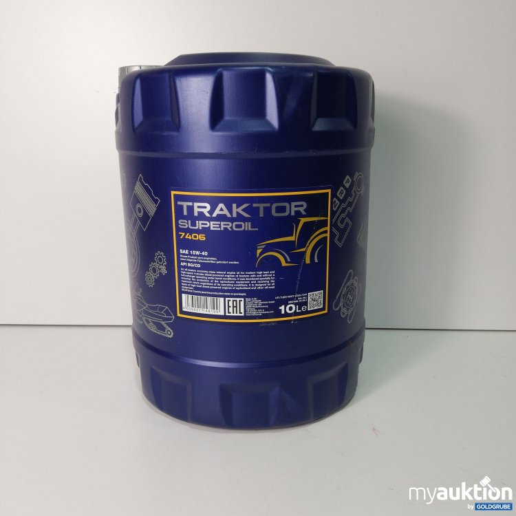 Artikel Nr. 787734 Artikel Nr. 787734: Mannol Traktor Superoil 7406 SAE 15W-40 10l