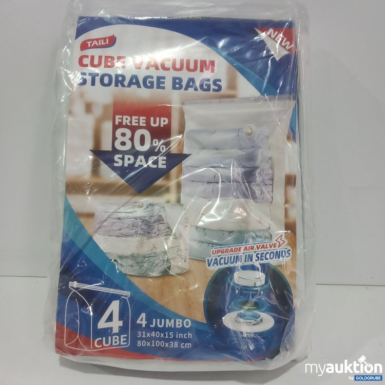 Artikel Nr. 818734 Artikel Nr. 818734: Taili Cube Vacuum Storage Bags 4x Jumbo