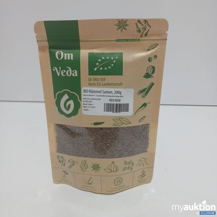 Artikel Nr. 834734 Artikel Nr. 834734: Om Veda Bio Kümmel Samen 200g
