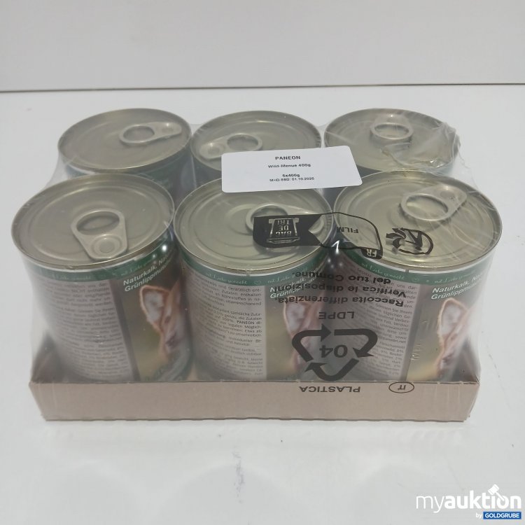 Artikel Nr. 857734: Paneon Wild-Menue Hundefutter 6x400g