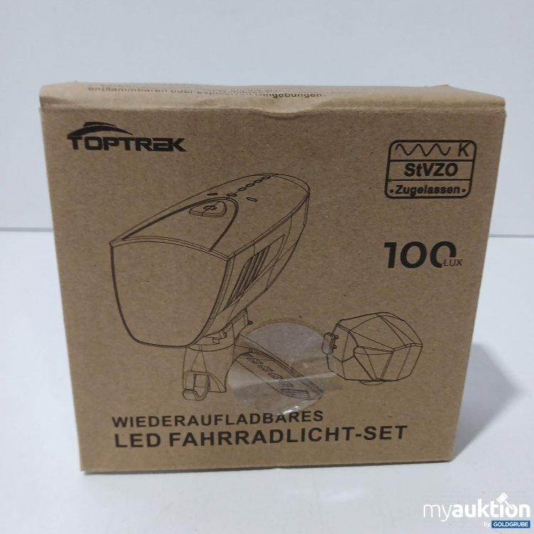 Artikel Nr. 858734: Toptrek Wiederafladbares Led Fahrradlicht Set 