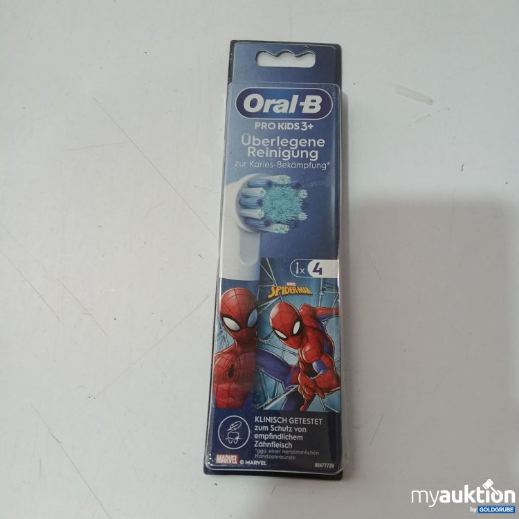 Artikel Nr. 918734: Oral-B Pro Kids 3+ Zahnbürstenaufsätze Spiderman 1x4