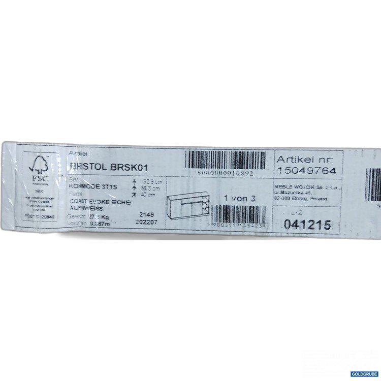 Artikel Nr. 954734: BRISTOL BRSK01 Kommodr 3T1S 15049764