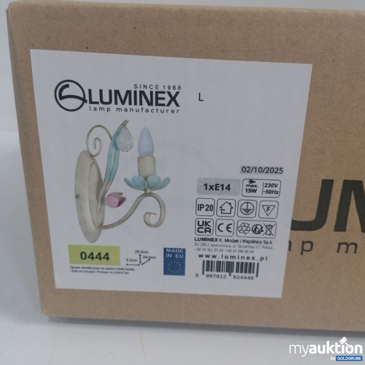 Artikel Nr. 442735 Artikel Nr. 442735: Luminex Wandleuchte 0444, 1xE14