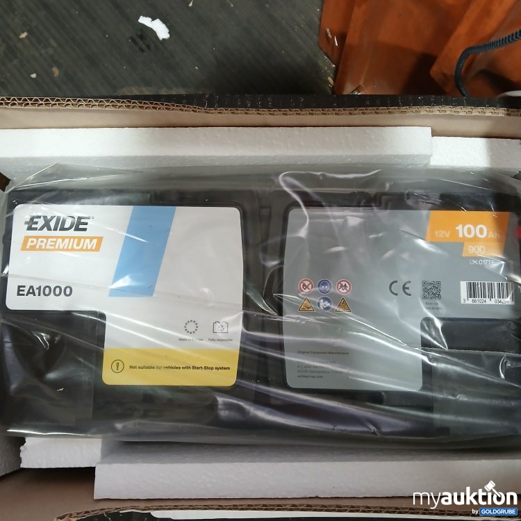 Artikel Nr. 461735 Artikel Nr. 461735: Exide Premium Autobatterie EA1000 12V 100Ah