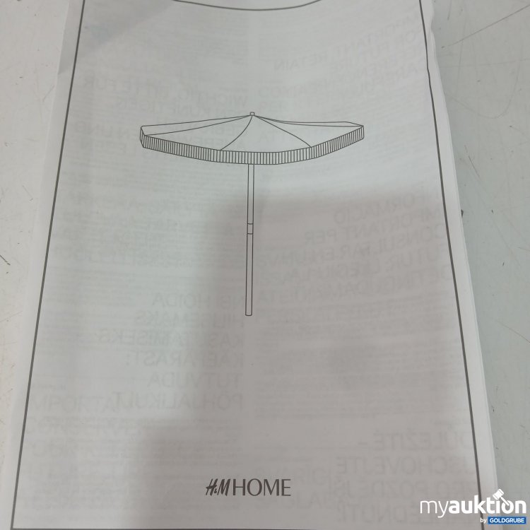 Artikel Nr. 471735 Artikel Nr. 471735: H&M HOME Sonnenschirm blau weiß gestreift