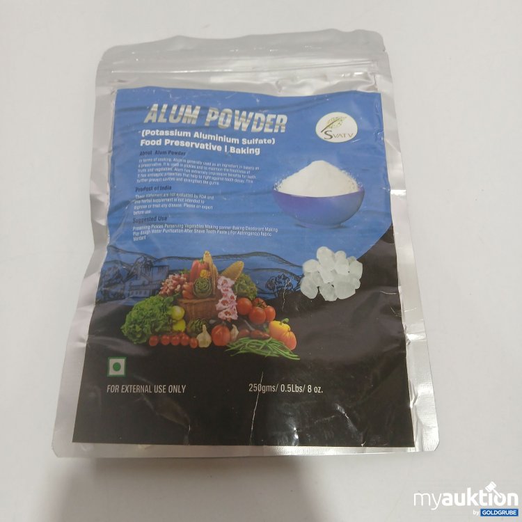 Artikel Nr. 834735 Artikel Nr. 834735: Alum Powder Potassium Aluminium Sulfate 250g