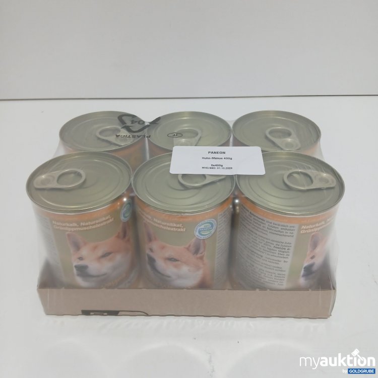 Artikel Nr. 857735 Artikel Nr. 857735: Paneon Huhn-Menue Hundefutter 6x400g