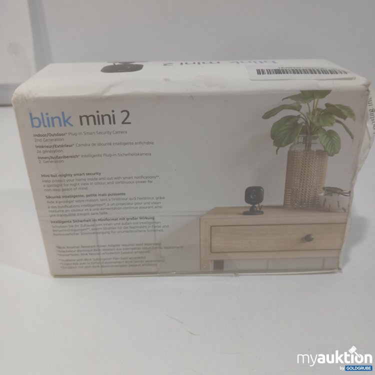 Artikel Nr. 911735 Artikel Nr. 911735: Blink Mini 2 Intelligente Plug in Sicherheitskamera 2.Generation