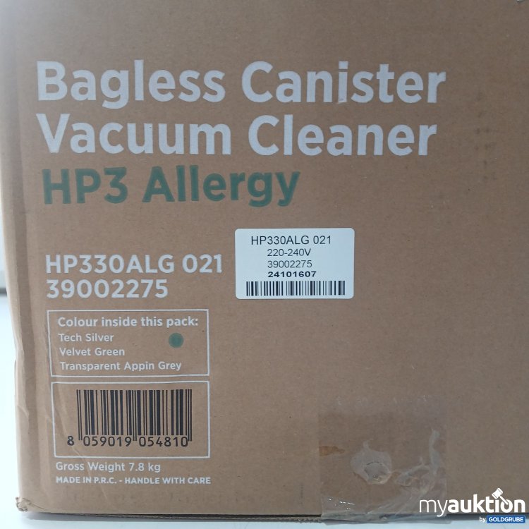 Artikel Nr. 921735: Hoover HP3 Allergy Beutelloser Staubsauger Art.No. 39002275 Modell HP330ALG 021