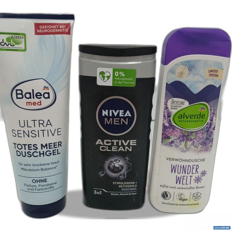 Artikel Nr. 953735: Balea med Ultra Sensitive Totes Meer Duschgel 250ml
Wunderwelt alverda 250ml
Nivea men duschgel 250ml