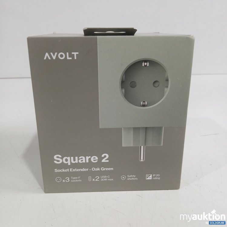 Artikel Nr. 998735 Artikel Nr. 998735: Avolt Square2 Socket Extender Oak Green