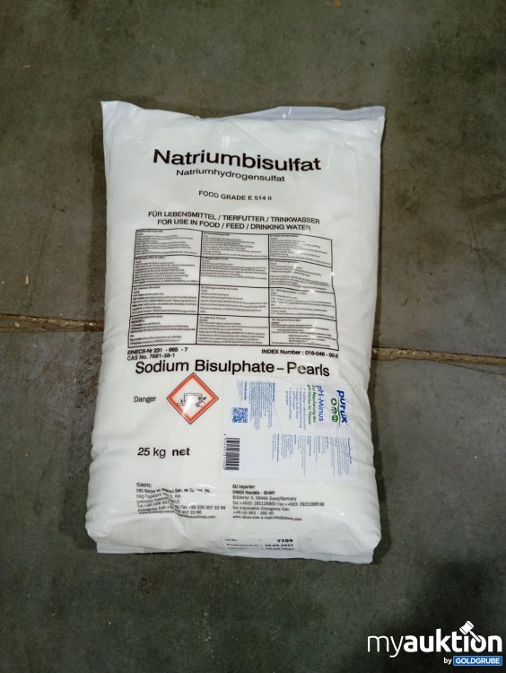 Artikel Nr. 469736 Artikel Nr. 469736: Natriumbisulfat 25 kg
