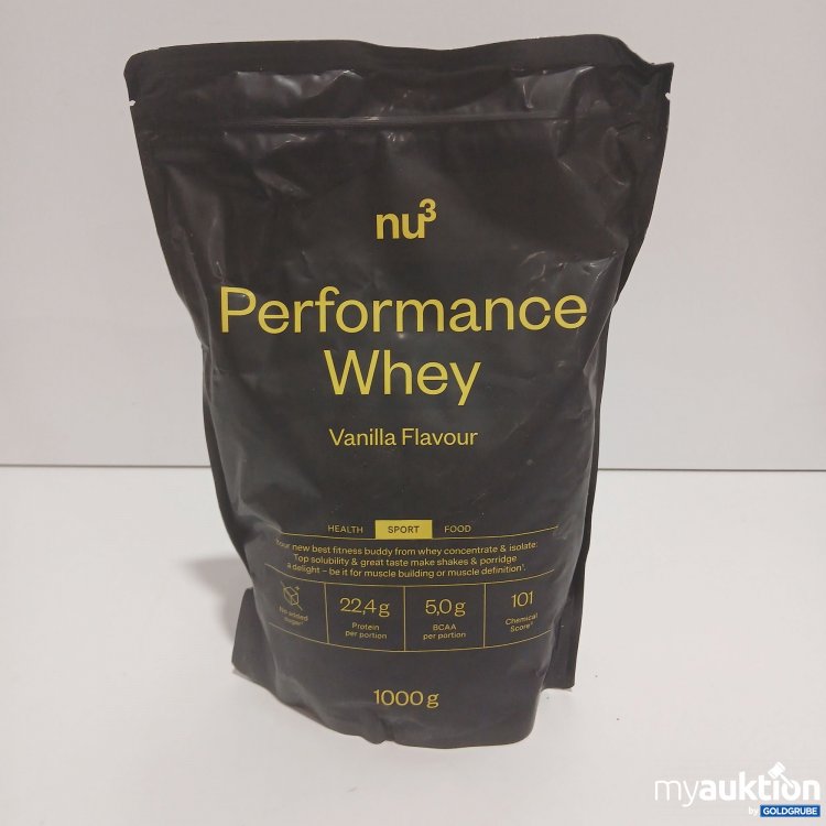 Artikel Nr. 834736 Artikel Nr. 834736: Nu3 Performance Whey Vanilla Flavour 1000g