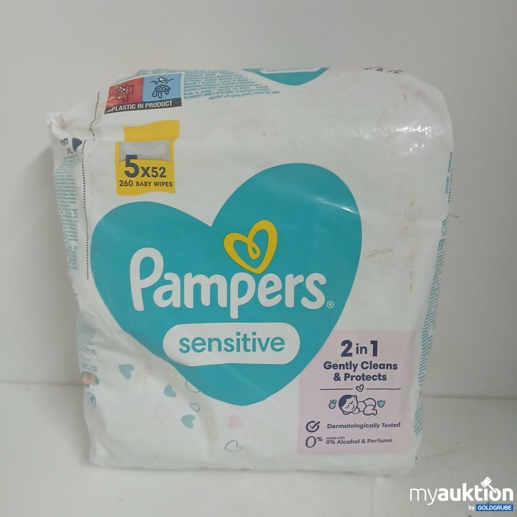 Artikel Nr. 875736 Artikel Nr. 875736: Pampers Sensitive 5x52 Baby Wipes