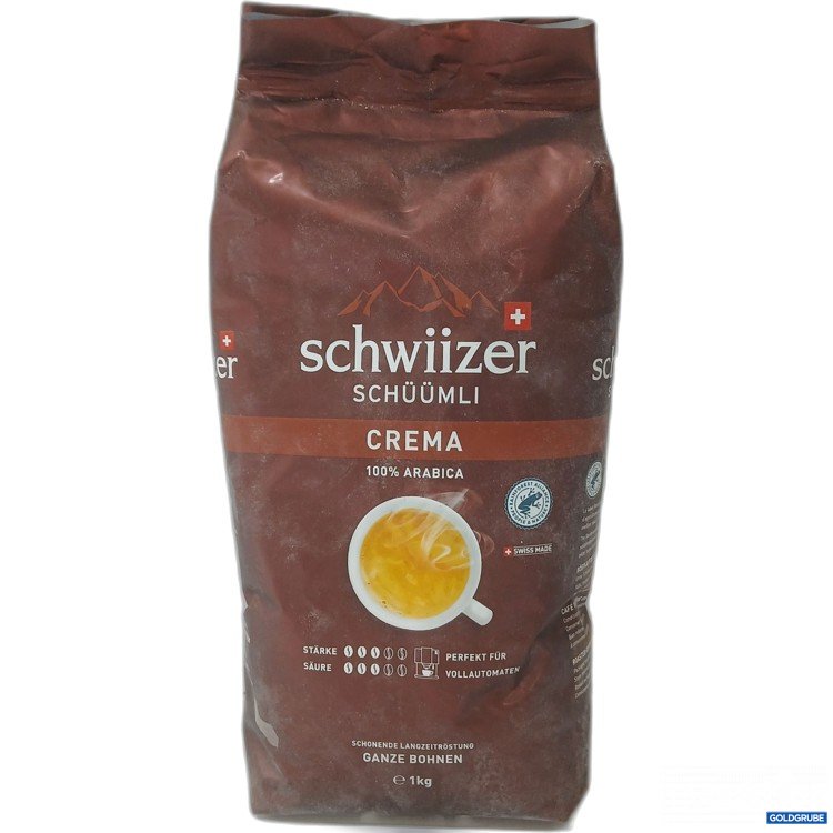 Artikel Nr. 982736: Schwiitzer Schüümli Crema 100% Arabica Ganze Bohnen 1Kg