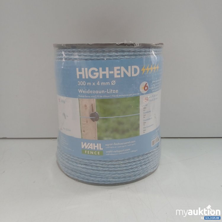 Artikel Nr. 462737: Wahl Fence High-End Weidezaun-Litze 300mx4mm