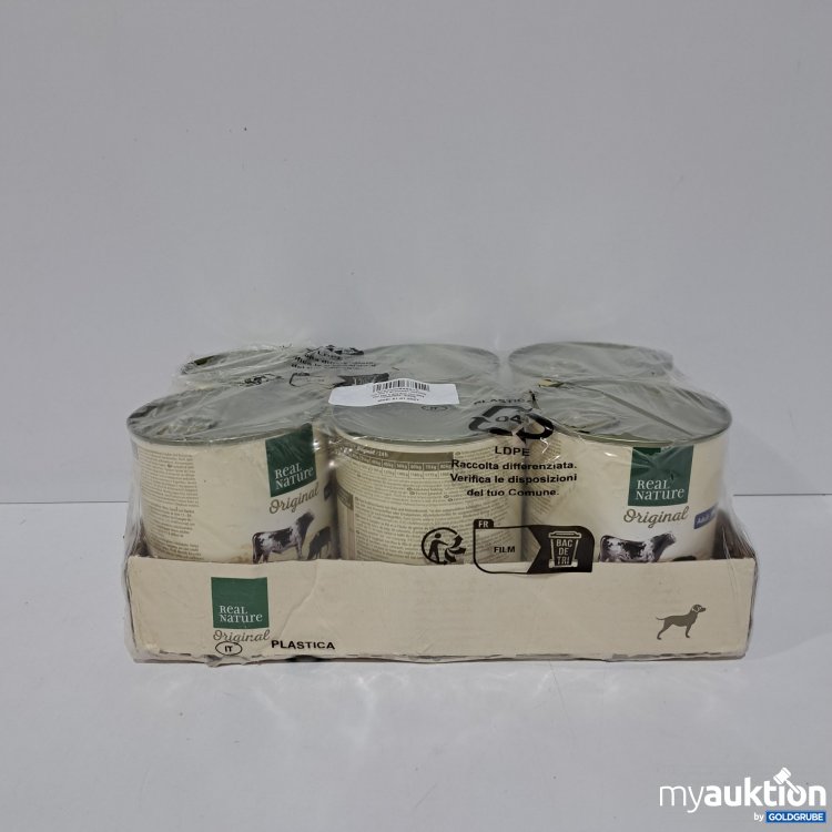 Artikel Nr. 808737 Artikel Nr. 808737: Real nature Hundefutter Rind und Wildschwein 6x800g