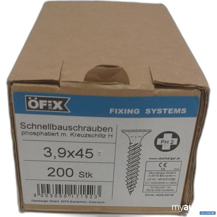 Artikel Nr. 993737: ÖFIX Schnellbauschrauben 3,9x45 200 Stk