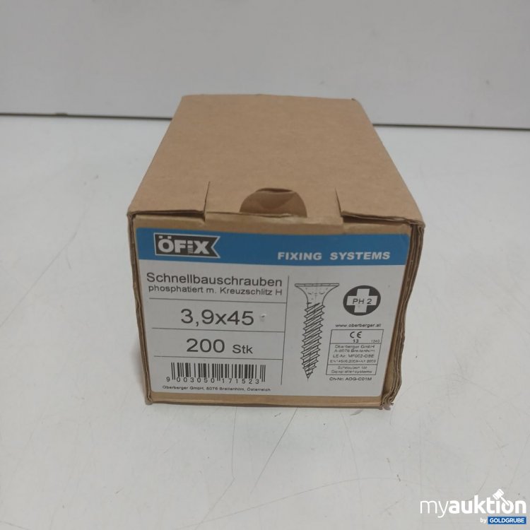 Artikel Nr. 993737: ÖFIX Schnellbauschrauben 3,9x45 200 Stk