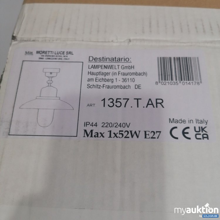 Artikel Nr. 442738 Artikel Nr. 442738: Moretti Luce Lampe 1357.T. AR