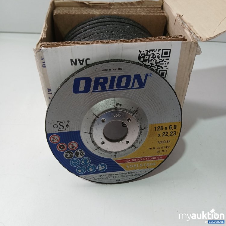 Artikel Nr. 516738 Artikel Nr. 516738: Orion Schrubscheibe 125x6.0x22.23 10stk