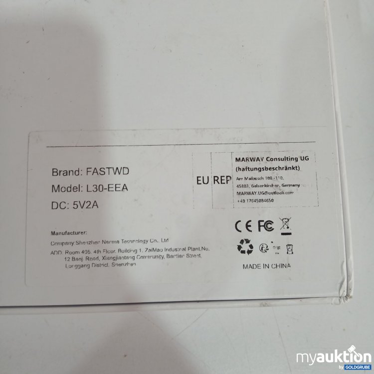 Artikel Nr. 846738 Artikel Nr. 846738: Fastwd Tablet PC L30-EEA