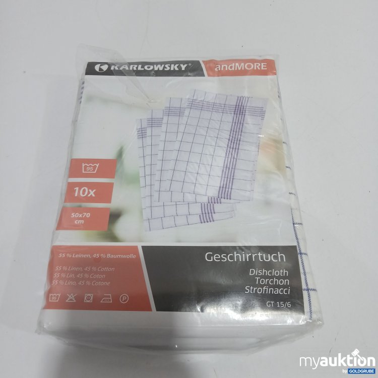 Artikel Nr. 871738: Karlowsky Geschirrtuch 10x 50x70cm