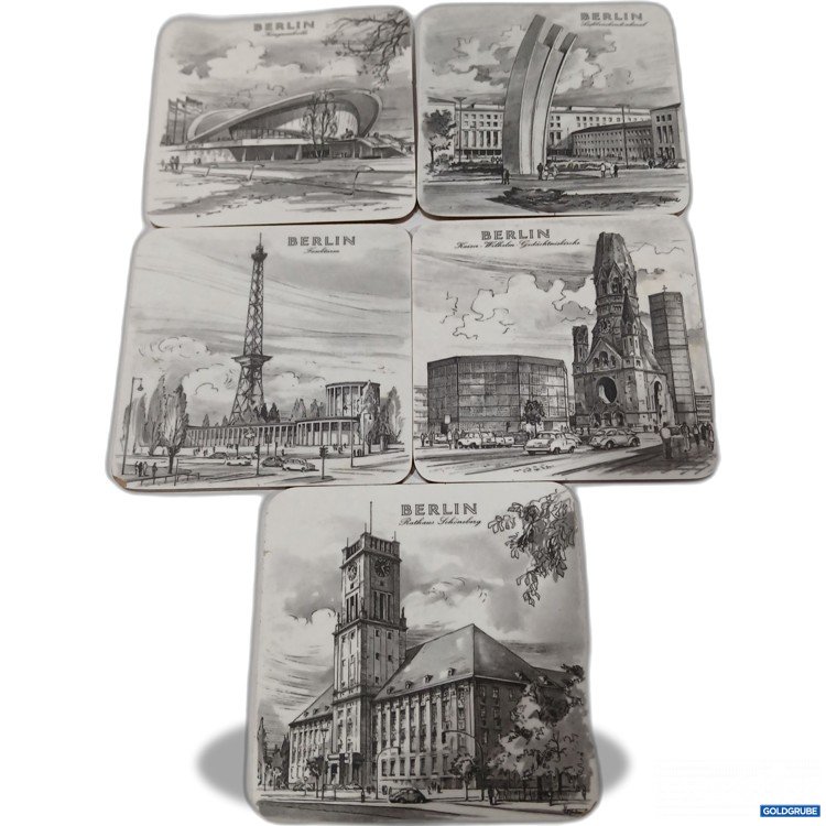 Artikel Nr. 883738: Schubert Untersetzer  Berlin 5x