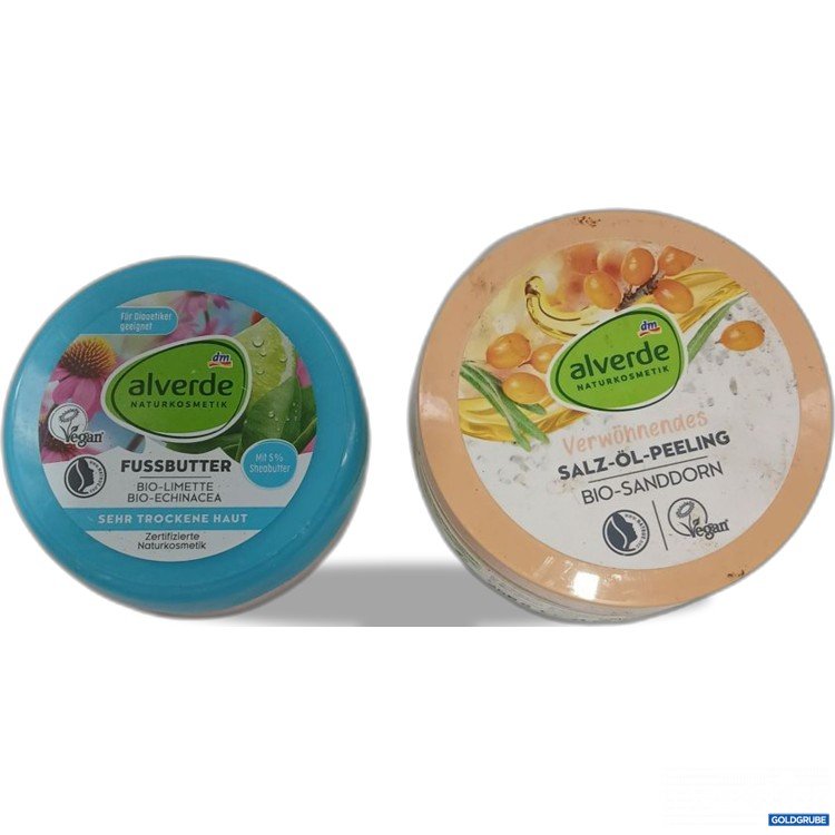 Artikel Nr. 953738: alverde Fußbutter Bio-Limette alverde Salz-Öl-Peeling Bio-Sanddorn