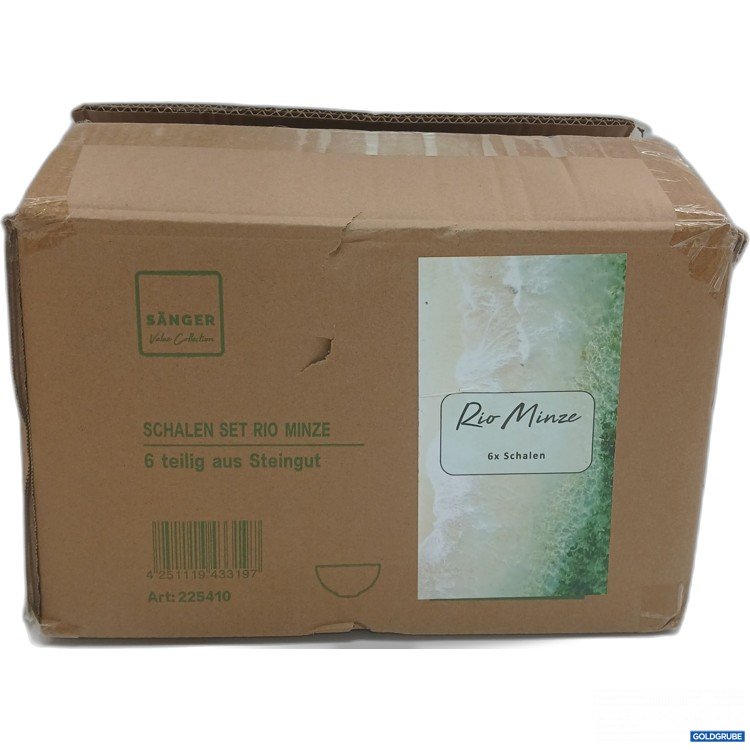 Artikel Nr. 959738: Sänger Schalen Set RIO Minze 6 teilig aus Steingut 