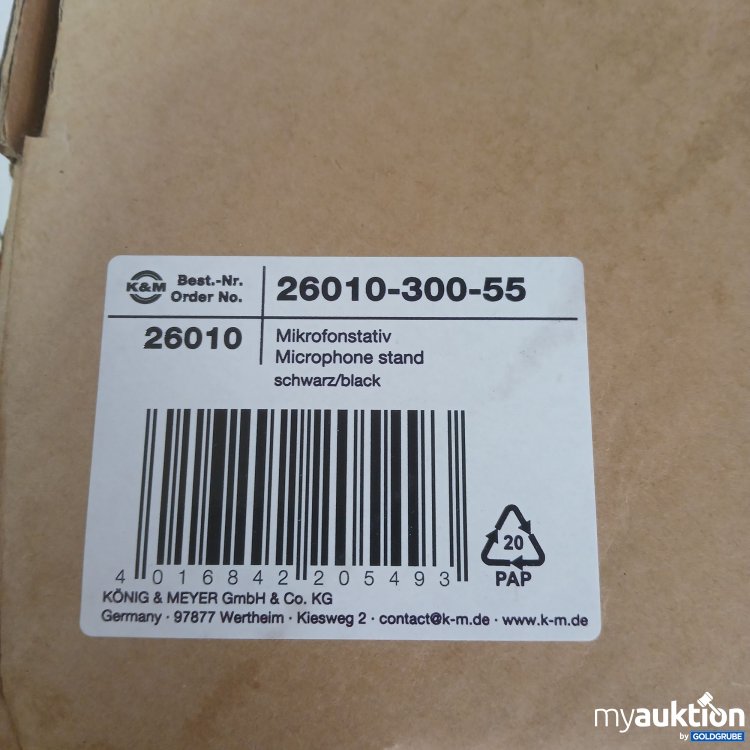 Artikel Nr. 986738 Artikel Nr. 986738: K&M Mikrofonstativ 26010-300-55