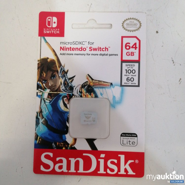 Artikel Nr. 425739: Sandisk MicroSDXC for Nintendo Switch 64GB