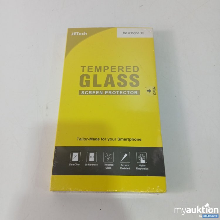 Artikel Nr. 812739 Artikel Nr. 812739: JETech Tempered Glass for iPhone 15